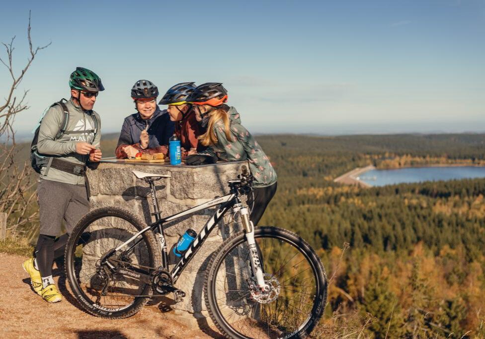 Blockline Erzgebirge Radtour Trekkingrad
